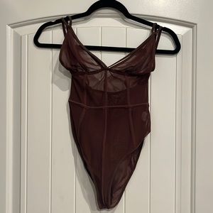 Sheer bodysuit size M